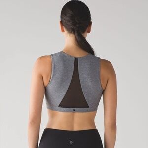 Lululemon Short Stop Bra - Grey - Size 4